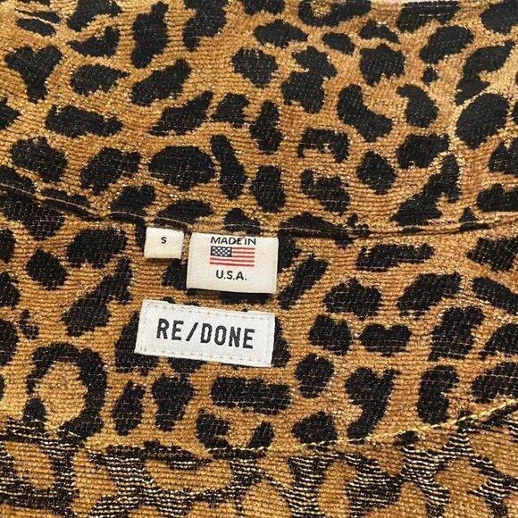 RE/DONE leopard print cropped jacket - Picture 7 of 8